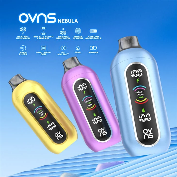 Ovns 50K Туманність Великий екран Нор/Тур/звіра Електронна сигарета